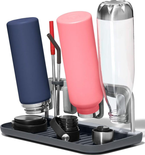 OXO Collapsible Colander Rack Bottled Line Rack Convenient for Water Bottles and More