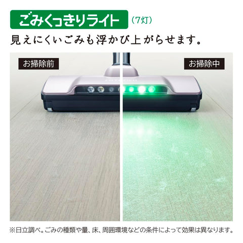 日立 吸塵器 輕包棒 無線 棒狀吸塵器 PKV-BK50L V 淡薰衣草 日本製造 紙袋 自走式