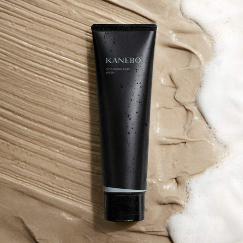 Kanebo Scrubbing Mud Wash Facial Cleanser, 130 Grams