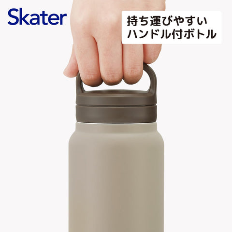 Skater STSC5-A Thermal Insulated Stainless Steel Mug Bottle, 16.9 fl oz (500 ml), Screw Handle, Tom & Jerry Ohirune