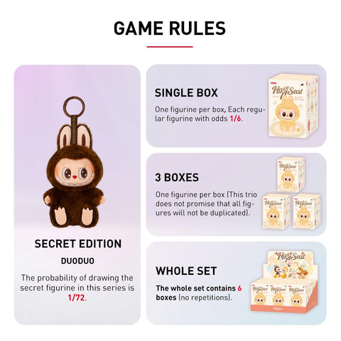 POP MART 더 몬스터 시트 해브 어 시트 플러시 토이 시리즈 [1피스] 팝마트 가챠 가챠 블라인드 박스 피규어 프라모델 프리미엄 토이 소프트 비닐 오리지널 캐릭터 생일 선물