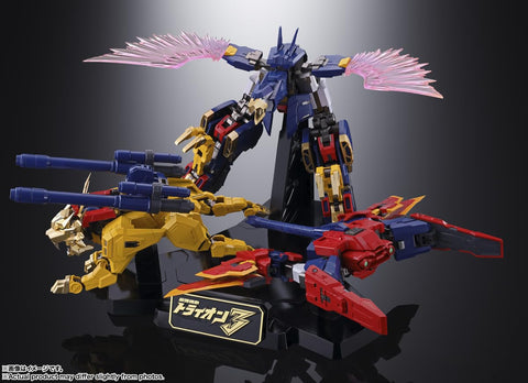 BANDAI SPIRITS Soul of Chogokin GX-113 Gundam Build Fighters Tri Strongest Mobility, Gundam Trion 3, Approx. 8.3 inches (210 mm), Die Cast & PVC & ABS, Painted Action Figure