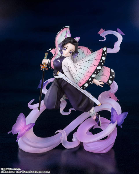 Figuarts ZERO Demon Slayer Shinobu Kocho - Insect Breathing Figurine, Approx. 6.7 inches (170 mm), PVC and ABS Pre-Painted Complete Figure
