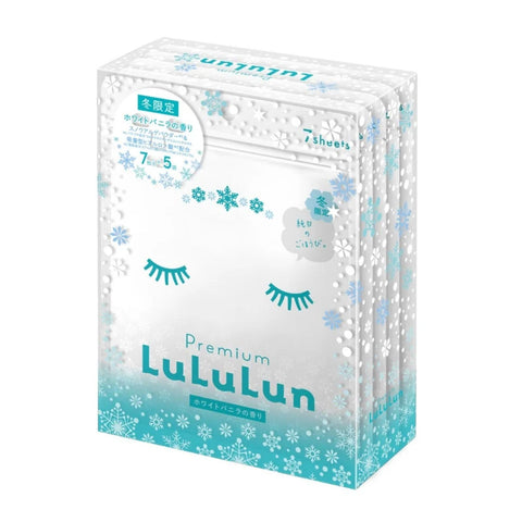 面膜 高級 Lululun 雪 (白香草香) 7片X5袋