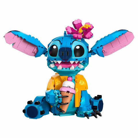 LEGO 43249 Disney Stitch Toy Toy Present, Blocks, Girls, Boys, Children, 8, 9, 10, 11 Years, Elementary School Students, Stitch Doll