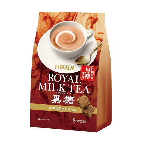 Mitai Farming Forest Nitto Tea Royal Milk Tea Brown Sugar 8 Bottles x 6 Packs