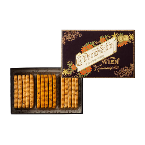 Father's Day Demel Sour Cookies (15 Pieces), Cookies, Salt, Sweets, Western Confectionery, Individual Packaging, Assortment, Present, Gift, Confectionery, Folding Confectionery, Vienna