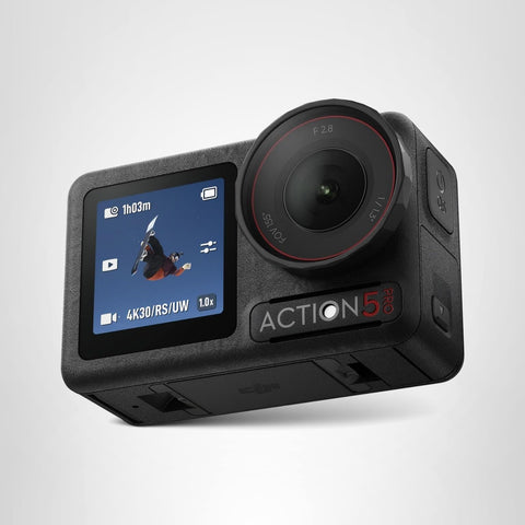 【Amazon限定】DJI アクションカメラ Osmo Action 5 Pro エッセンシャルコンボ 小型 1/1.3インチセンサー付き 防水 4K/120fps映像 被写体トラッキング 手ブレ補正 デュアルOLEDタッチ画面 スポーツ vlog ウェアラブルカメラ 動画撮影用カメラ