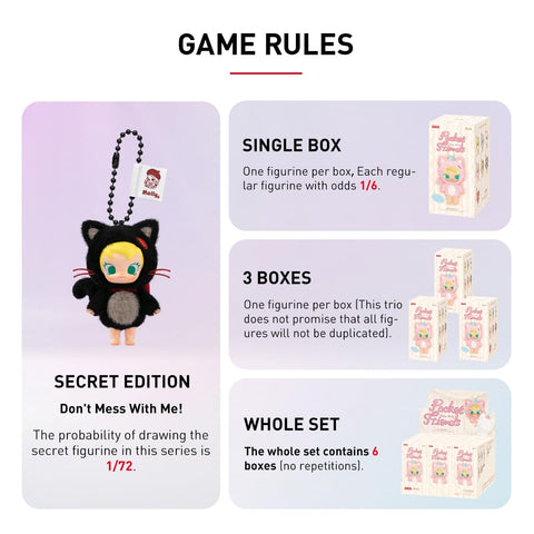 POP MART Baby Molly Pocket Friends Series Plush Pendant, 6 Pieces in Assorted Boxes, Popmart, Pop-Mart, Pop-Mart, Pop-mart, Pop-mart, Pop-mart, Pop-mart, Pop-Mart, Pop-Toy, Plastic Model, Premium Toy
