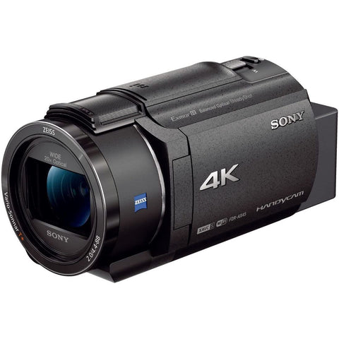 SONY(ソニー) 4K ビデオカメラ Handycam FDR-AX45A(2022年モデル) ブラック 内蔵メモリー64GB 光学ズーム20倍 空間光学手ブレ補正 FDR-AX45A B