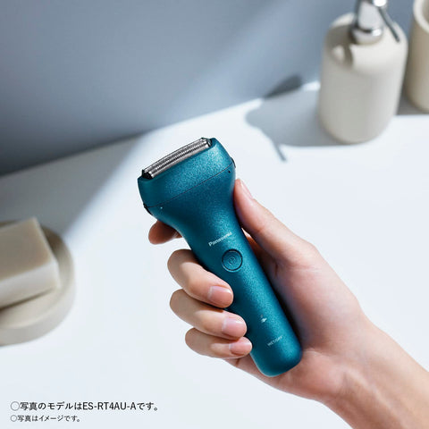 파나소닉 ES-RT1AU-A 남성용 면도기, 3날, USB 충전 모델, 다크 네이비
