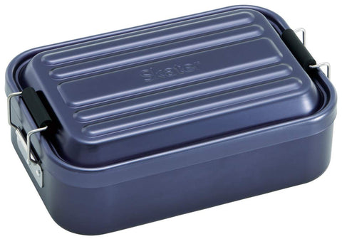Skater AFT8B-A Aluminum Lunch Box, Fluffs Easily, Large Capacity, 28.7 fl oz (850 ml), Men’s, Dark Blue