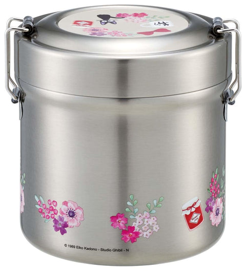 Skater STLB1AG-A Thermal Lunch Box, Kiki's Delivery Service, French, Studio Ghibli, 20.3 fl oz (600 ml), Rice Bowl Type, Antibacterial, Vacuum, Stainless Steel