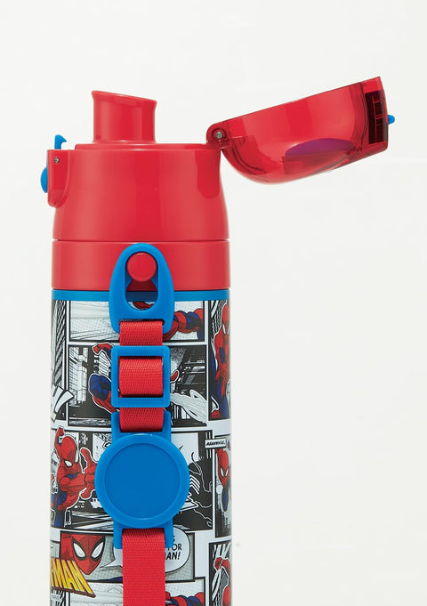 スケーター(Skater) 子供用 ステンレス 水筒 2way 直飲み 470ml コップ飲み 430ml子供に優しい軽量タイプ スパイダーマン 25 保温 保冷 waterbottle スポーツボトルキッズ 子供 こども 水瓶 SKDC468945