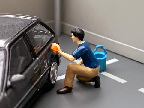 Geocore 64 1/64# Car Snap 02b 314875 Car Wash Honda Civic 25X S-Limited Included ABS PVC Painted Assembled Doll Accessories & Diecast Made