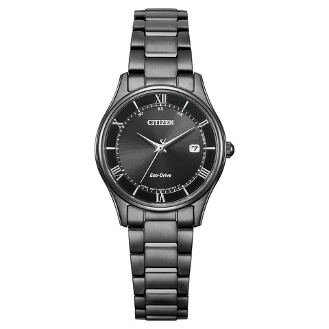 Citizen ES0004-51E NIGHT COLOUR EDITION ES0004-51E Watch, Photovoltaic Eco-Drive, Radio Watch, Waterproof, Black Color, Black, Black, Bracelet Type
