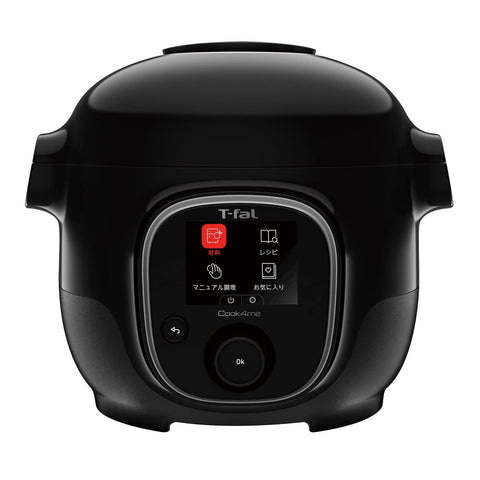 Tefal CY8748JP Electric Pressure Cooker, 9.8 gal (3 L), Built-in, 250 Recipes, "Cook Formy Black", Pressure Cooking, 7-in-1
