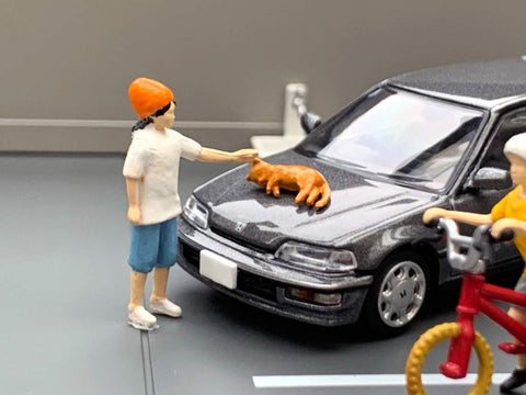 Geocore 64 1/64# Car Snap 02b 314875 Car Wash Honda Civic 25X S-Limited Included ABS PVC Painted Assembled Doll Accessories & Diecast Made
