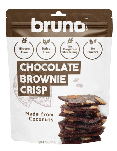 bruno snack crispy brownie 60g x 6 pcs
