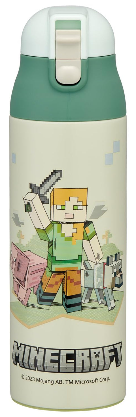 スケーター (skater) マグボトル 490ml 保温 保冷 ステンレス 水筒 Minecraftマインクラフト SDPC5