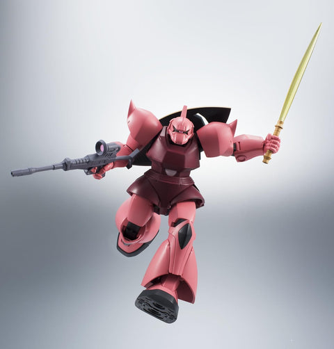 BANDAI SPIRITS ROBOT Spirits Mobile Suit Gundam MS-14S Char Dedicated Gel Gug Version, A.N.I.M.E. (Resale Version), Approx. 5.1 inches (130 mm), PVC & ABS, Painted Action Figure