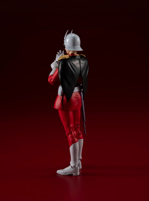 TAMASHII NATIONS S.H. Figuarts Mobile Suit Gundam Char Aznable, Approx. 6.1 inches (155 mm), PVC & ABS, Pre-painted Action Figure