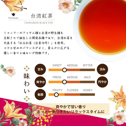 Mug&Pot 台湾红茶(中国茶 乌龙茶 台湾茶 叶子茶包 2克×6包)