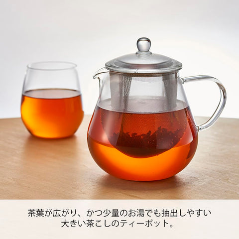 HARIO(ハリオ) リーフティポット クリア 実用容量700ml 耐熱ガラス プレゼント ギフト 贈り物 CHC-70T
