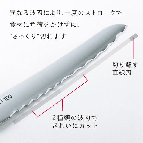 貝印 KAI パン切り包丁 ブレッドナイフ 160mm SELECT100 食洗機対応 キッチンツール AB5061