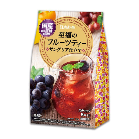 Mitsui Norin Nitto Black Tea, Blissful Fruit Tea Sangria Tailored, 8 Bottles x 3 Packs