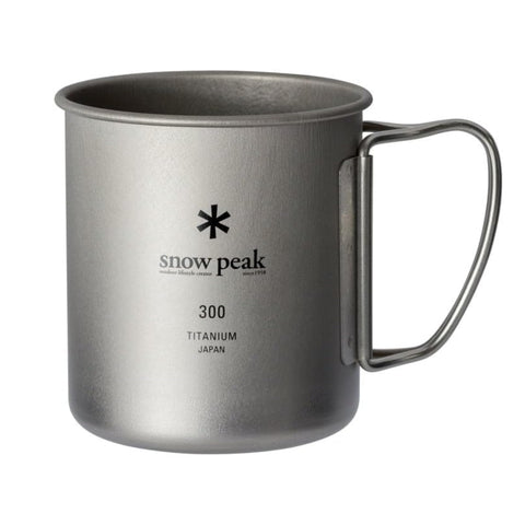 Snow Peak Titanium Single Mug 300 (Capacity 10.1 fl oz (300 ml)) MG - 142