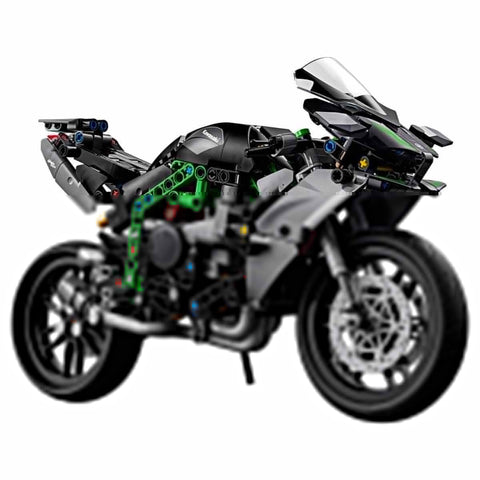 LEGO 樂高 機械組 Kawasaki Ninja H2R 摩托車 玩具 塑膠模型 玩具 禮物 積木 男孩 女孩 兒童 9歲 10歲 11歲 12歲 小學生 車 男友 生日禮物 室內裝潢 時尚 42170
