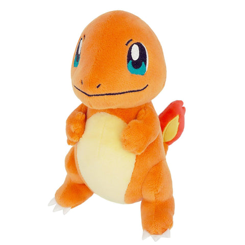 Sanei Pokemon All Star 系列 PP18 Charmander 毛绒玩具，6.5 英寸