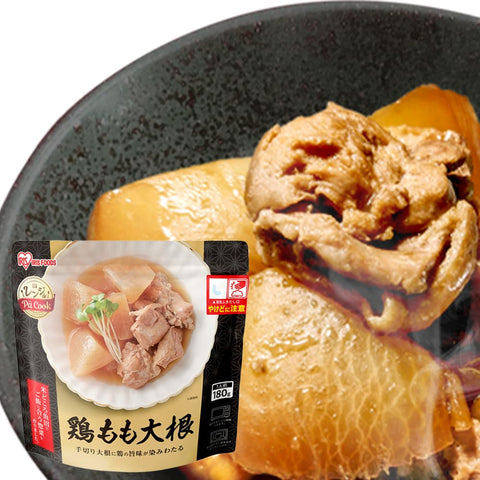 アイリスオーヤマ レトルト 鶏もも大根 180g 惣菜 レトルト食品 おかず レンチン レンジアップ レンジde Pa Cook