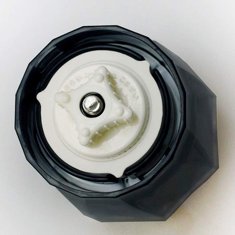 HARIO Octo Ceramic Coffee Mill Hand Grinder Octo MOC-3-TB, Transparent Black