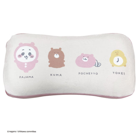 MORIPiLO 4621075 Morishita Memory Foam Pillow, 5.9 x 12.2 inches (15 x 31 cm), Lumbar, Backrest, Support, Stuffed Toy, Cushion, Small and Cute Guy, Character Goods, Pink