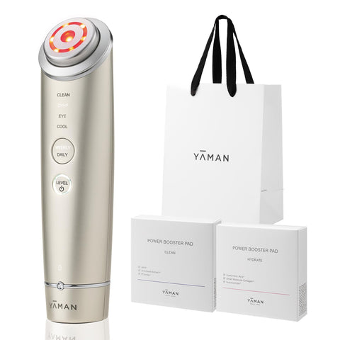 Yerman YJFM18NAM Facial Beauty Device Lift Up Photo Plus Shiny Neo Power Booster Pad 2 Types RF EMS Pore Clean Hydrate