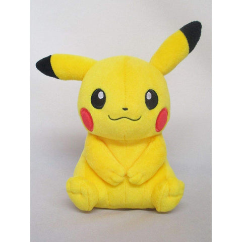 Sanei Boeki PP165 Pokémon All Star Collection Plush Toy, Pikachu (Female Form), Size S, W 6.7 x D 4.7 x H 7.5 in (17 × 12 × 19 cm)