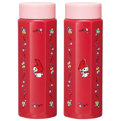 スケーター(Skater) ステンレス マグボトル 500ml 持ちやすい 8角形 保温 保冷 水筒 マイメロディ フラワーレトロ サンリオ STO5-A