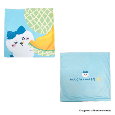 MORIPiLO 4621296 Morishita Chiikawa Cushion Cover, Hachiwale, Green, 17.7 x 17.7 inches (45 x 45 cm), Sofa, Backpack, Pillow, Character Goods, Small and Cute