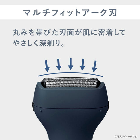 파나소닉 ES-RT1AU-A 남성용 면도기, 3날, USB 충전 모델, 다크 네이비
