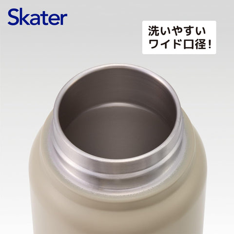 Skater STSC5-A Thermal Insulated Stainless Steel Mug Bottle, 16.9 fl oz (500 ml), Screw Handle, Tom & Jerry Ohirune