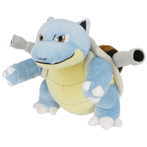 SANEI BOEKI Pokemon All Star Collection Blastoise (S) 6.5 x 7.9 x 6.7 inches (16.5 x 20 x 17 cm) Plush Toy, Pokémon PP96