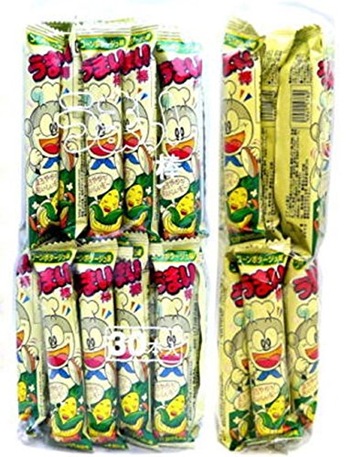 Yaokin Umaibo Corn Potage Flavored Corn Puff Snack 0.2 oz x 30 pouches