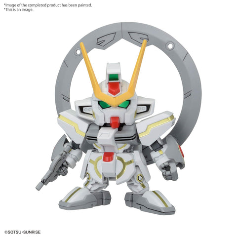 Bandai Spirits SD Gundam BB Warrior Mobile Suit Plastic Model, Gundam SEED C.E.73 STARGAZER C.E.73 -STARGAZER Set, Color-coded