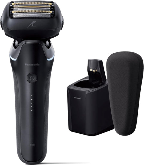 Panasonic松下 刮鬍刀 Lamdash PRO 6層刀片 電動 刮鬍刀 男士 Lamdash AI 全自動清洗充電器 ES-L670U-K 工藝黑