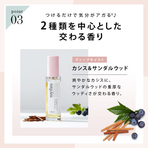 mythm 多用途发油 闪亮保湿 造型 男士 女士 45ml 桃子和茉莉花