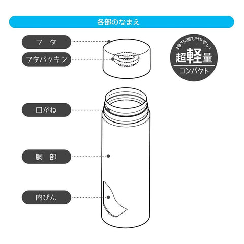 Skater STYL3-A My Neighbor Totoro Mug Bottle, Studio Ghibli, 10.1 fl oz (300 ml), Ultra Lightweight, Stainless Steel Water Bottle