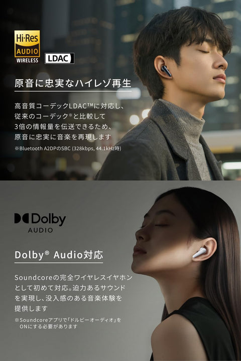 Anker Soundcore Liberty 5 (Bluetooth 5.4) [Fully Wireless Earphones, Ultra Noise Canceling, 3.5 / 3D Audio, Supports Dolby Audio, Wireless Charging, Multipoint Connection, Outsound Capture, Up to 48