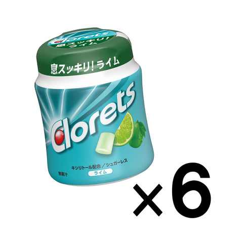 モンデリーズ クロレッツXPライムボトル 130ｇ×6個